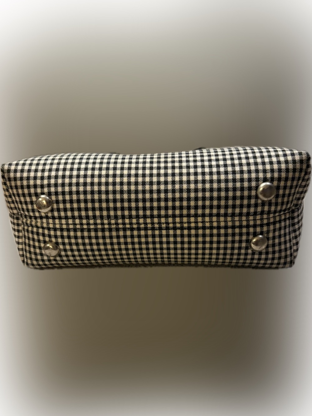 Kate Spade Black and White Gingham Vintage Tote - Picture 10 of 16
